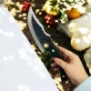 Spard wooden handle round-hole knife - Image 7