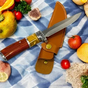 Round wooden handle