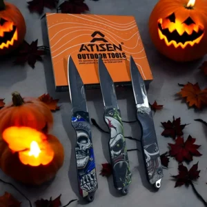 skull mask knife