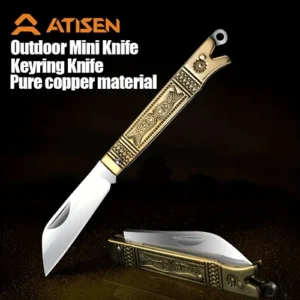 Gold and copper knife