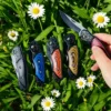 Colored Wooden Handle Knife - Image 6