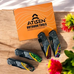 4-piece folding knife set